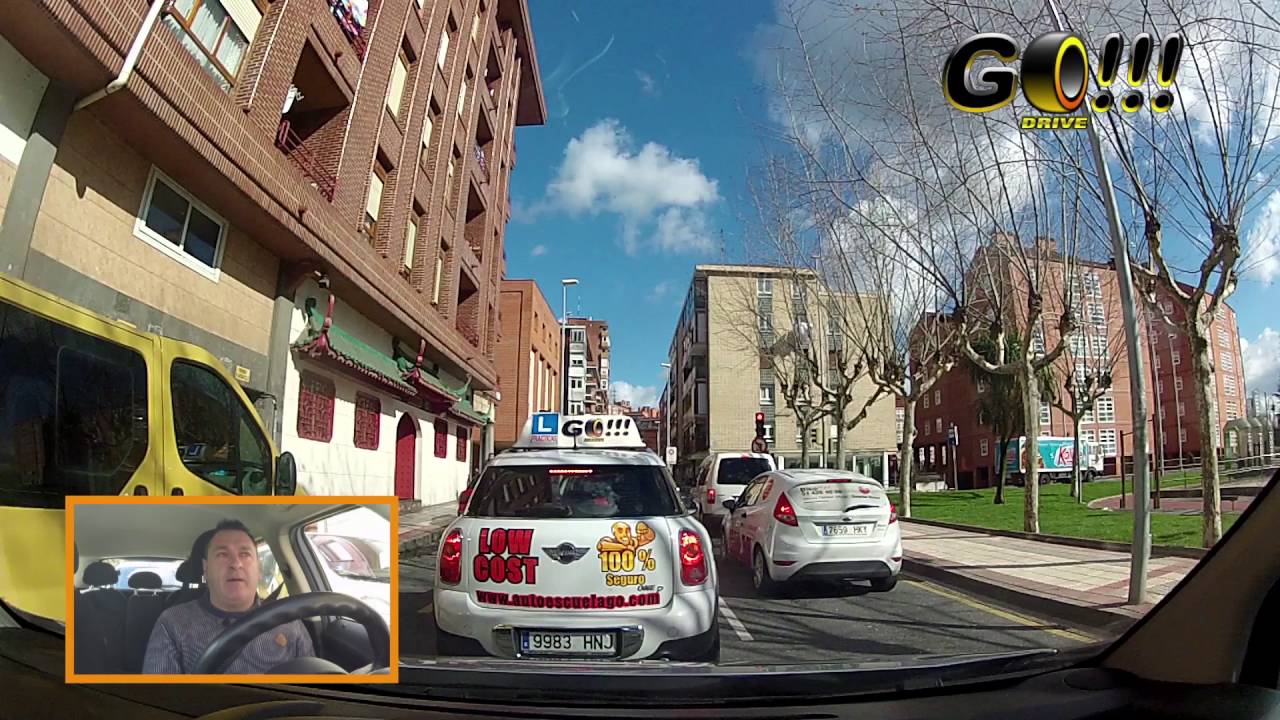 Autoescuela GO!!! en Bilbao: cambios de carril en zona baja de Barakaldo